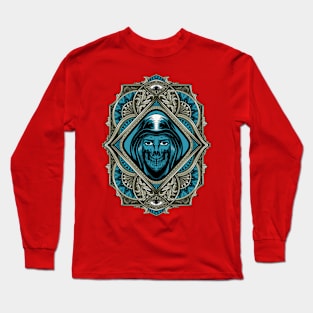 Decorative Skull Head Long Sleeve T-Shirt